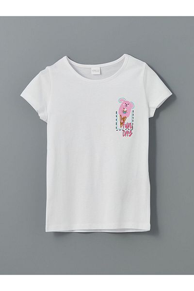 LC Waikiki Σετ πιτζάμες για κορίτσια LCW ECO Crew Neck