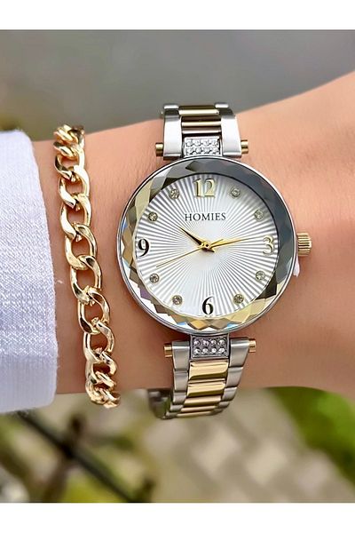 Homies Steel Cord Waterproof Women's Wristwatch