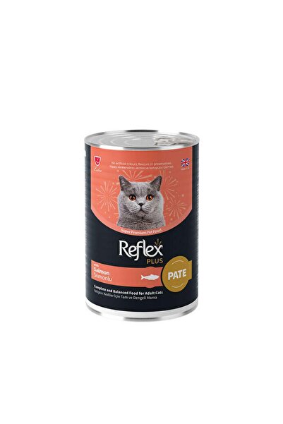 Reflex Plus somonlu yaş kedi maması