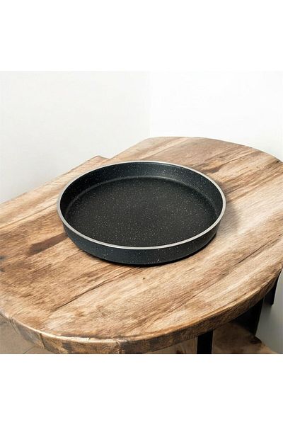 LeesHome 36 cm Granite Oven Tray - Fireproof and Non-Stick