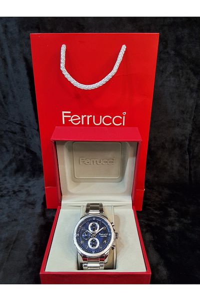 Ferrucci Original Steel Men's Wristwatch with Ferrucci Active Function