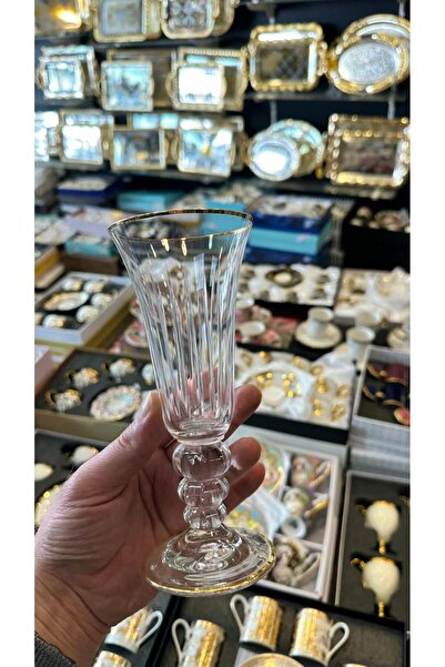 Bohemia Kristal Tekli Kahve Yanı Su Bardağı