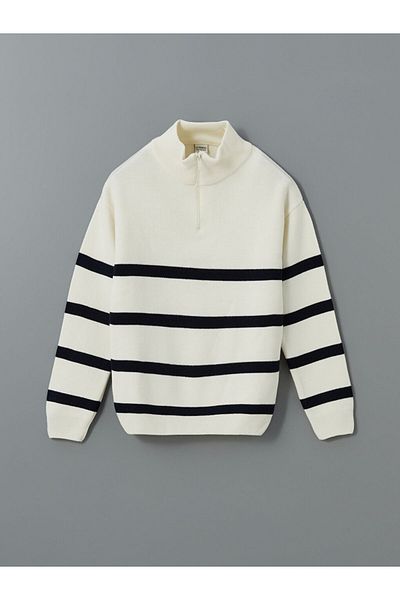 LC Waikiki Stand Collar Boy's Knitwear Sweater