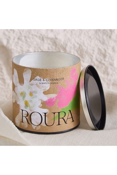 Home Box Sage and Coriander Spanish Scented Jar Candle - 260 g