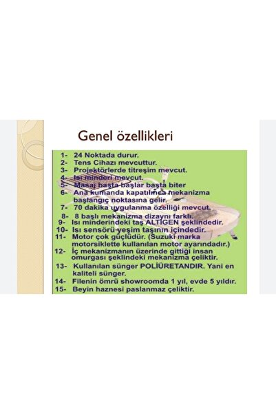Choyang Masaj Yatağı Cy 7000