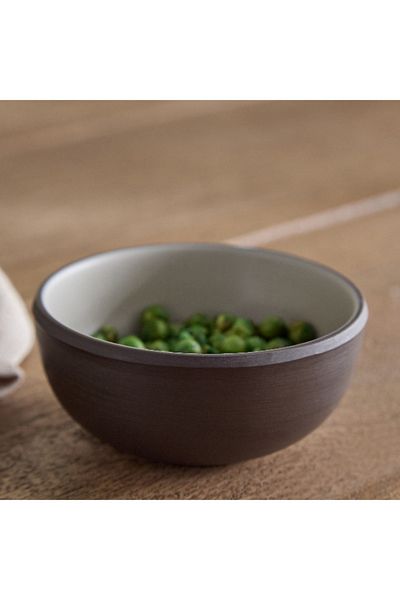 Home Box Mocha Mist 2-Tone Bowl - 9.5x9.5x4.5 cm