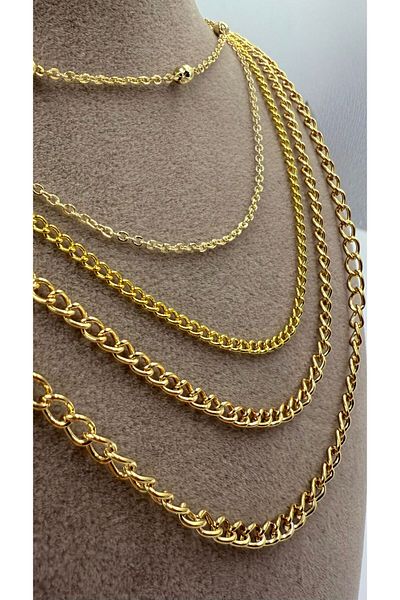 yiğit aksesuar 5 Meters No Darkening Necklace and Bracelet Making Chain