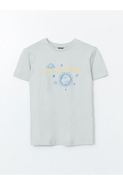 LC Waikiki Νέα σεζόν Crew Neck Boy's Tisort - S5K383Z4