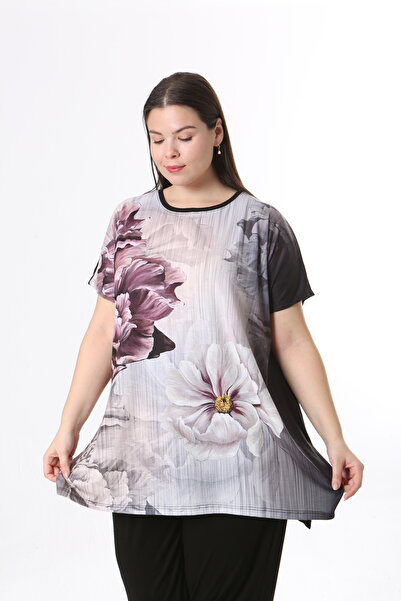 XL Modam TUNICĂ MĂRIME MARE CU OCAZIUNE DIGITALĂ PENTRU FEMEI