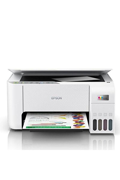 EPSON A4 L3256 RENKLİ ÇOK FONKSİYONLU TANKLI YAZICI USB-KABLOSUZ