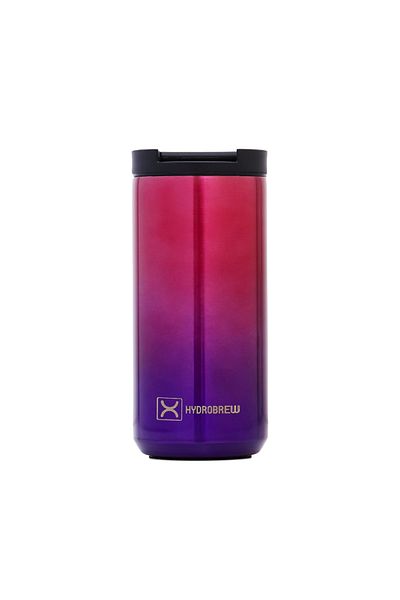 Hydrobrew Insulated Tumbler Water Bottle - Chrome, 400ml
