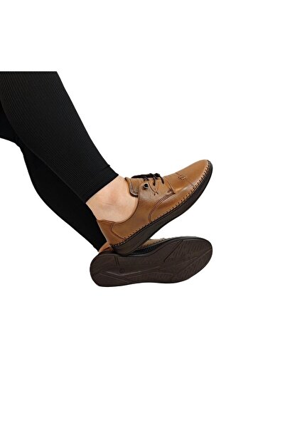 Voyager 9523 Tan Genuine Leather Shoes