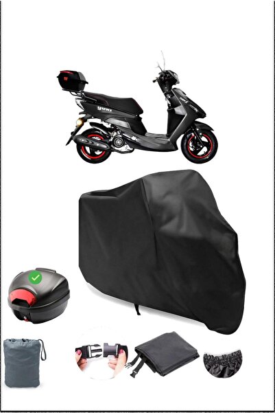 Breen Black Yuki Jj50Qt Picasso 50 Rear Bag Compatible Waterproof Motorcycle ...