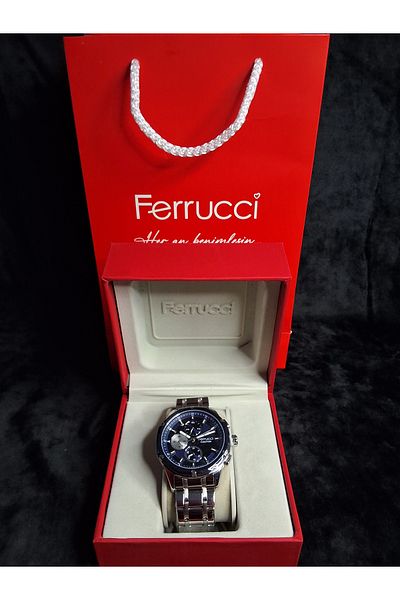 Ferrucci Original Steel Men's Wristwatch with Ferrucci Active Function