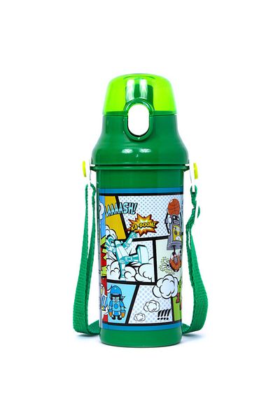 Eazy Kids زجاجة مياه 600 مل - أخضر