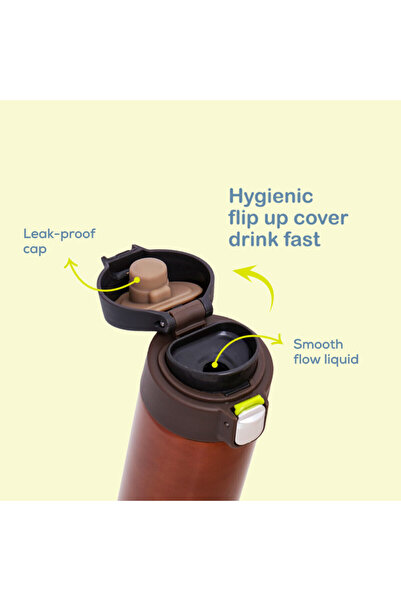 Eazy Kids Insulated Travel Water Bottle - Copper, 500ml