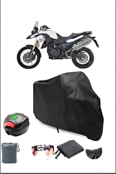 Breen غطاء خلفي أسود متوافق مع غطاء دراجة نارية مقاوم للماء لسيارة Bmw F 800 Gs