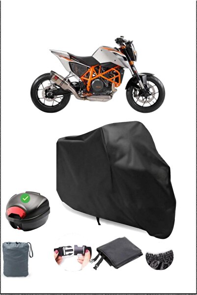 Breen حقيبة خلفية سوداء Ktm 690 Duke R متوافقة مع غطاء دراجة نارية مقاوم للماء