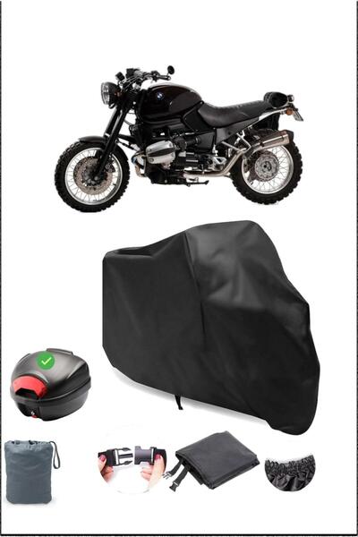 Breen غطاء خلفي أسود متوافق مع غطاء دراجة نارية مقاوم للماء لسيارة Bmw R 1100 R