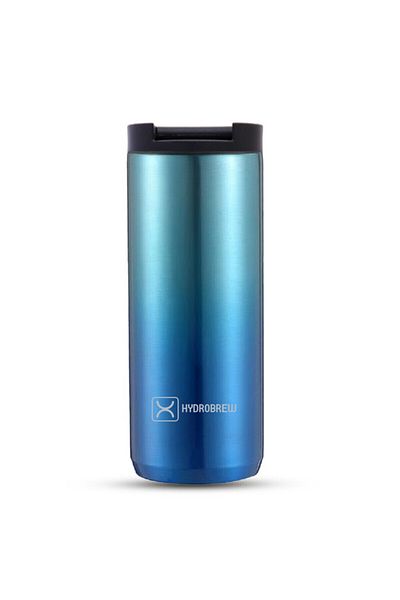 Hydrobrew Double Wall Insulated Tumbler Water Bottle - Blue, 500ml