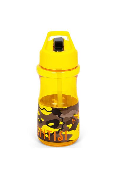 Eazy Kids Water Bottle 500ml wt Straw - Yellow