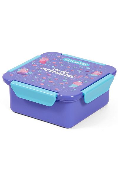 Eazy Kids Lunch Box, Mermaid - Purple, 650ml