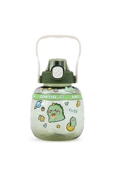 Eazy Kids زجاجة مياه 800 مل - أخضر غامق