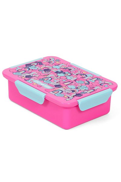Eazy Kids 1 / 2 / 3 / 4 Compartment Convertible Bento Lunch Box Unicorn - Pink 850ml
