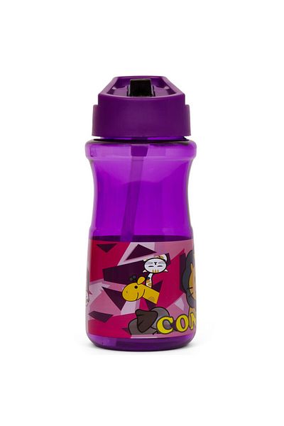 Eazy Kids Water Bottle 500ml wt Straw - Purple