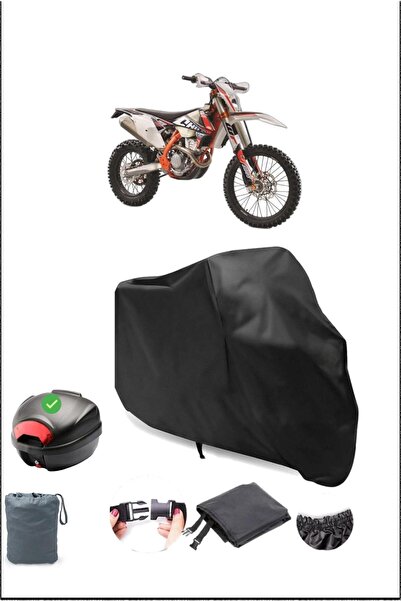 Breen حقيبة خلفية سوداء KTM 300 Exc Six Days TPI متوافقة مع غطاء دراجة نارية ...