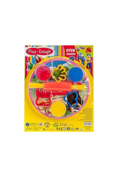 NW NessiWorld Nessiworld Ern-003 Play Dough Set with Table - Eren Toy