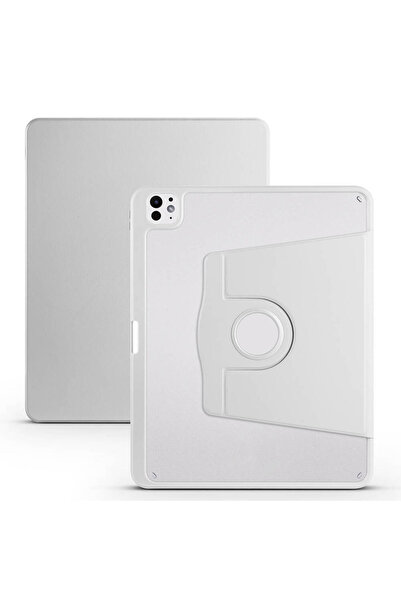 Ummeslem غطاء حماية لجهاز iPad Pro 13 2024 متوافق مع حامل قابل للدوران مع حجر...