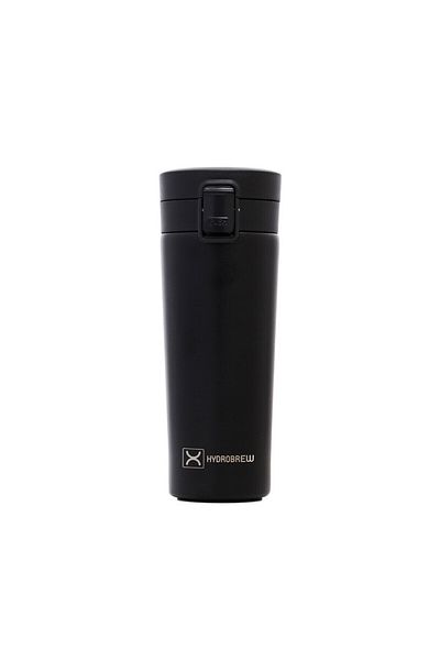 Hydrobrew Insulated Tumbler Water Bottle - Black, 500ml