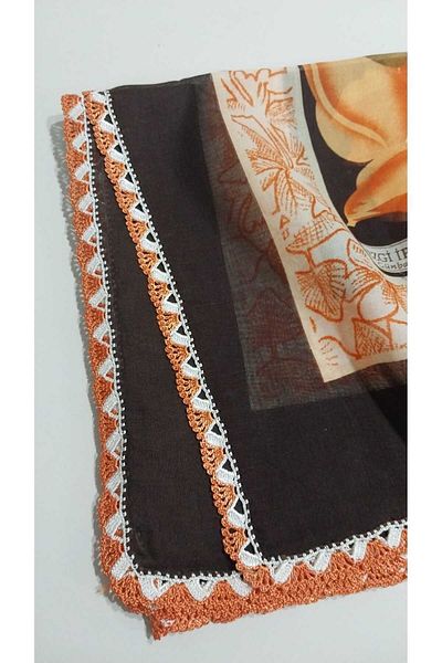 Papatyam Handcrafted Crochet Embroidered Writing/Crochet Embroidery/Crochet Embroidery Emeni/Vintage/Crucible/Dowry Yemeni