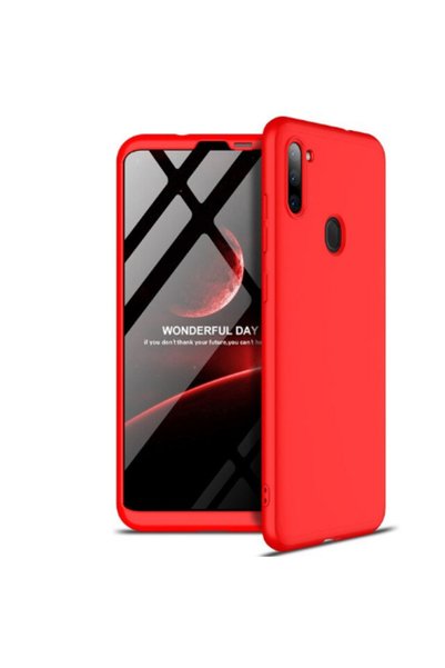 noktaks غطاء متوافق مع هاتف Galaxy A11، غطاء علوي وسفلي قابل للتركيب من 3 قطع...