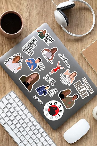 AR Sticker Friends 13 - Set de autocolante pentru laptop, notebook și tabletă