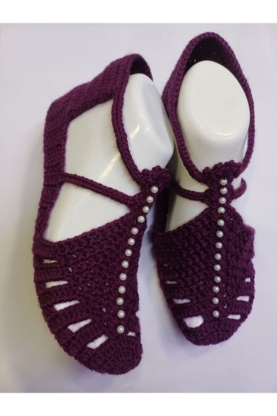 Butik El örgüsü çeyizlik patik