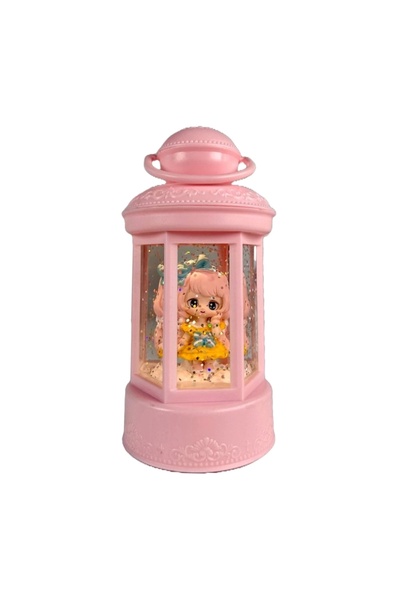 NW NessiWorld فانوس بلاستيكي على شكل كرة ثلج من نيسي وورلد LLM-HDY0061