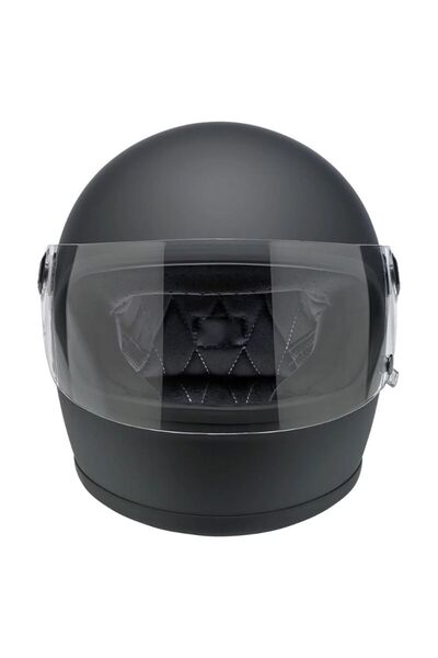 MOTOANL Motosiklet Retro Kask Harley Cafe Racer Bobber Full Face Motor Kaskı ...