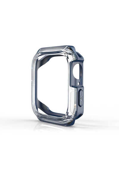 Techaks Watch 40mm Watch Gard 08 Hard Pc + Silicone Protector Tchs - Navy Blue