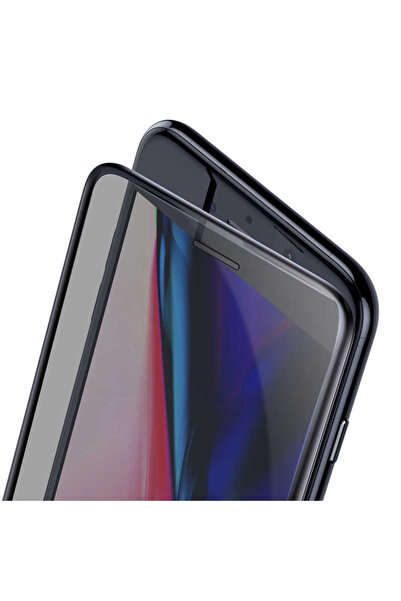 zore iPhone 8 Plus Anti-Dust Privacy Tempered Protector - Black