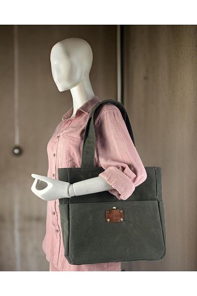 TeriArte Canvas Bag, Women's Strap Bag, Daily Practical Bag, Shoulder Bag, Handbag
