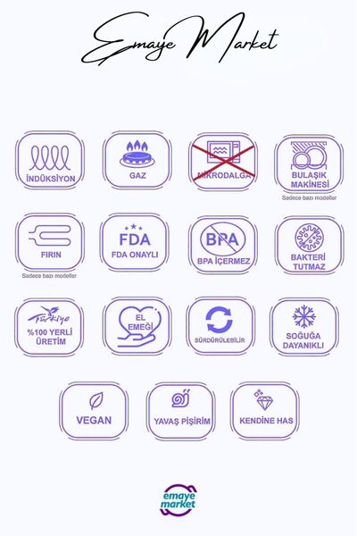 qussine 24 Cm Emaye Yoğurt Kızartma Tenceresi 5.5 Litre Sarı Güveç Model