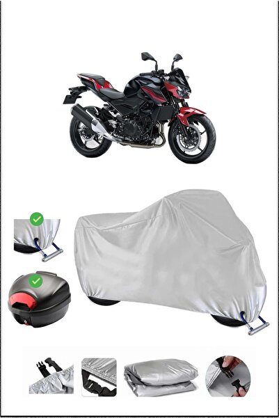 Breen Kawasaki Z400 Rear Bag Lock Compatible Waterproof Motorcycle Tent-Gray