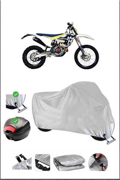 Breen Husqvarna Fe350 Rear Bag Lock Compatible Waterproof Motorcycle Tent-Gray