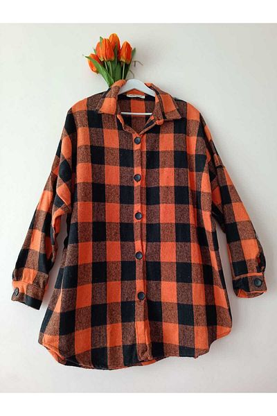 HC Boutique Jachetă cămașă oversize Lumberjack de cașmir