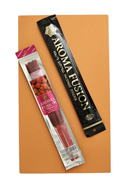 NAHAMİS TRADE 15 ' li Aroma Fusion Strawberry Çubuk Vegan Tütsü 28 cm