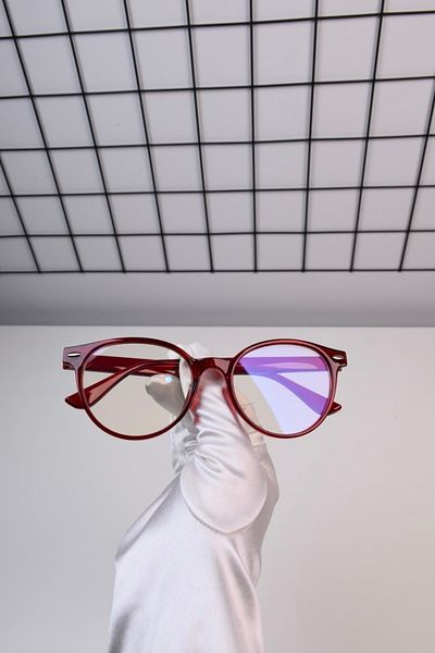 LOOKUP Blue Light Protection Screen Glasses Optical Compatible Can Change Glasses Wiping Cloth and Case Gift