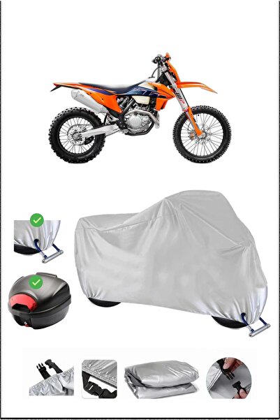 Breen KTM 530EXC غطاء خلفي متوافق مع قفل الدراجة النارية المقاوم للماء - رمادي