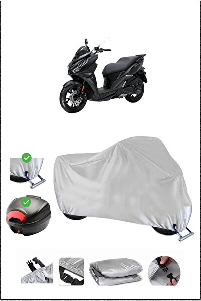Breen SYM JET14EVO200PLUS ARKA ÇANTA KİLİT UYUMLU SU GEÇİRMEZ MOTOSİKLET BRANDASI-GRİ
